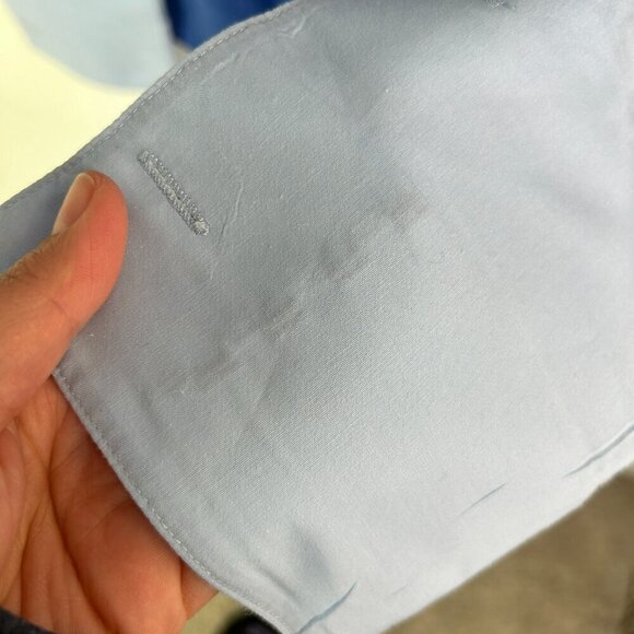 Fratello Men's Blue Button Down Shirt Neck 16.5 and Shirt 34-35 - Picture 8 of 10